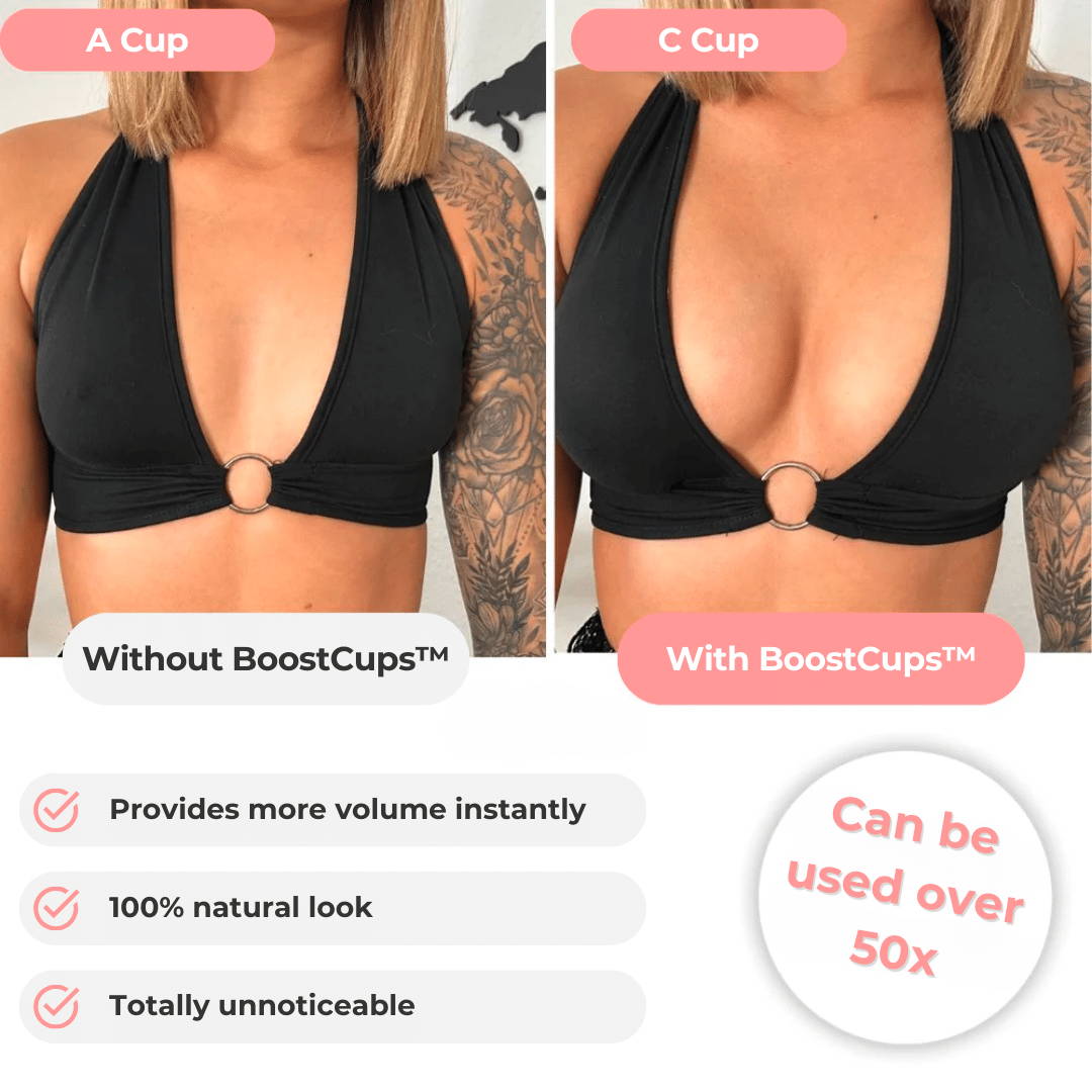 BoostCups™ - double-sided adhesive push-up pads